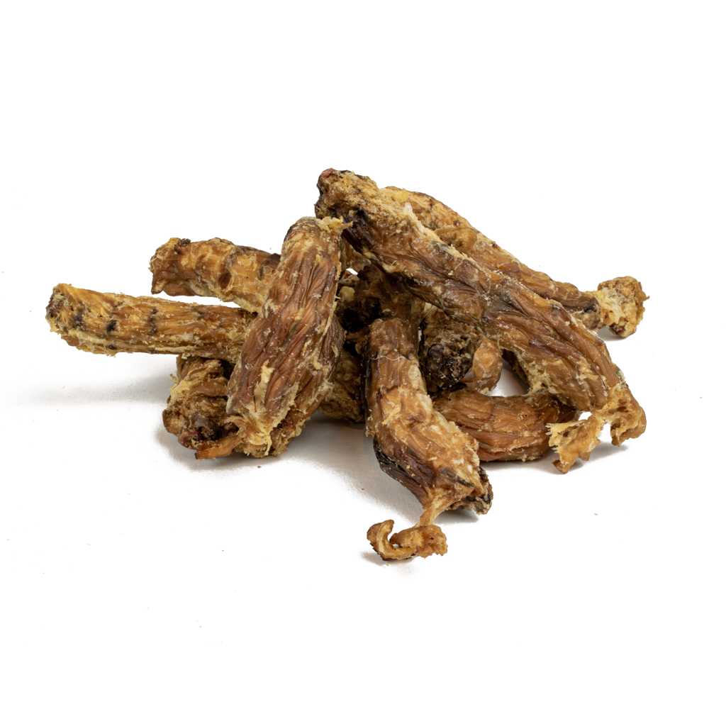 Hühnerhälse 160g – Natürlicher Snack für Hunde, stärkt die Kiefermuskulatur und unterstützt die Zahnreinigung