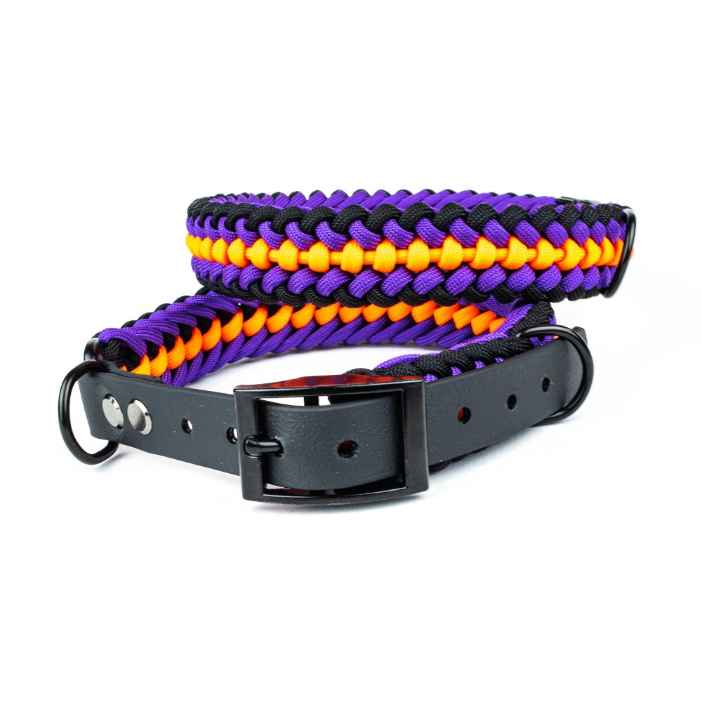 Hundehalsband Tierluxe Halloweeny Paracord Biothane