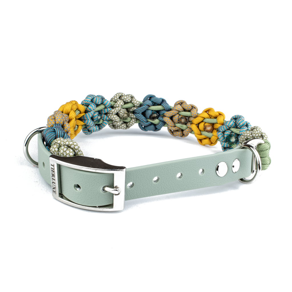 Hundehalsband Tierluxe Blumen Paracord