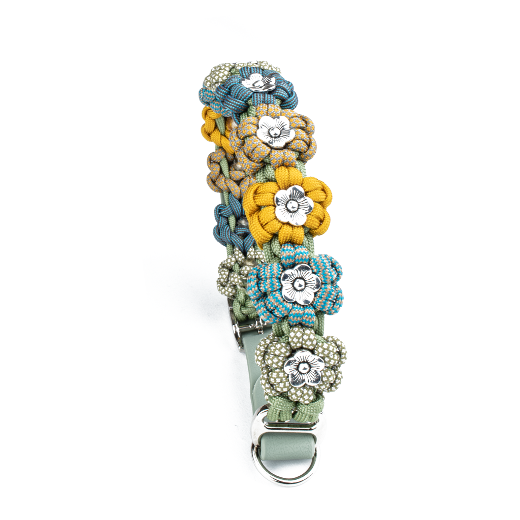 Hundehalsband Tierluxe Blumen Paracord