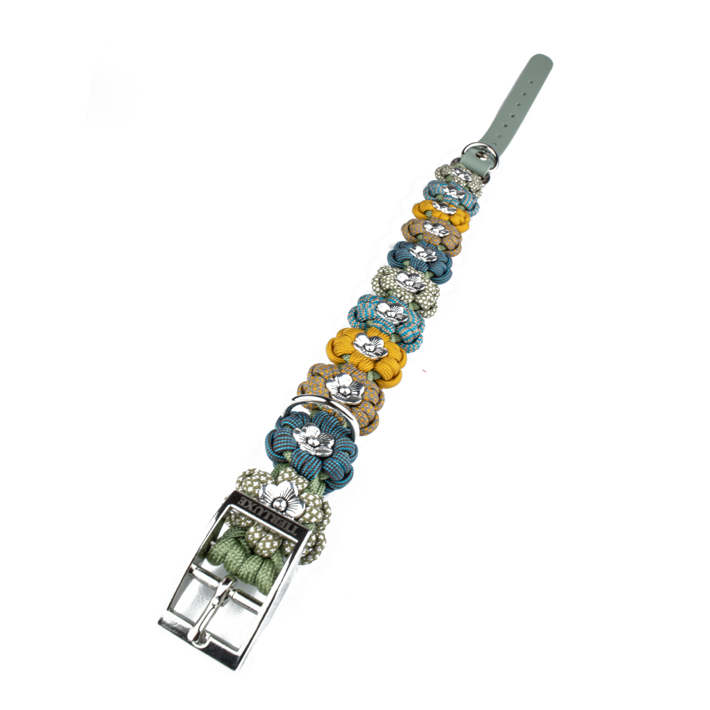 Hundehalsband Tierluxe Blumen Paracord