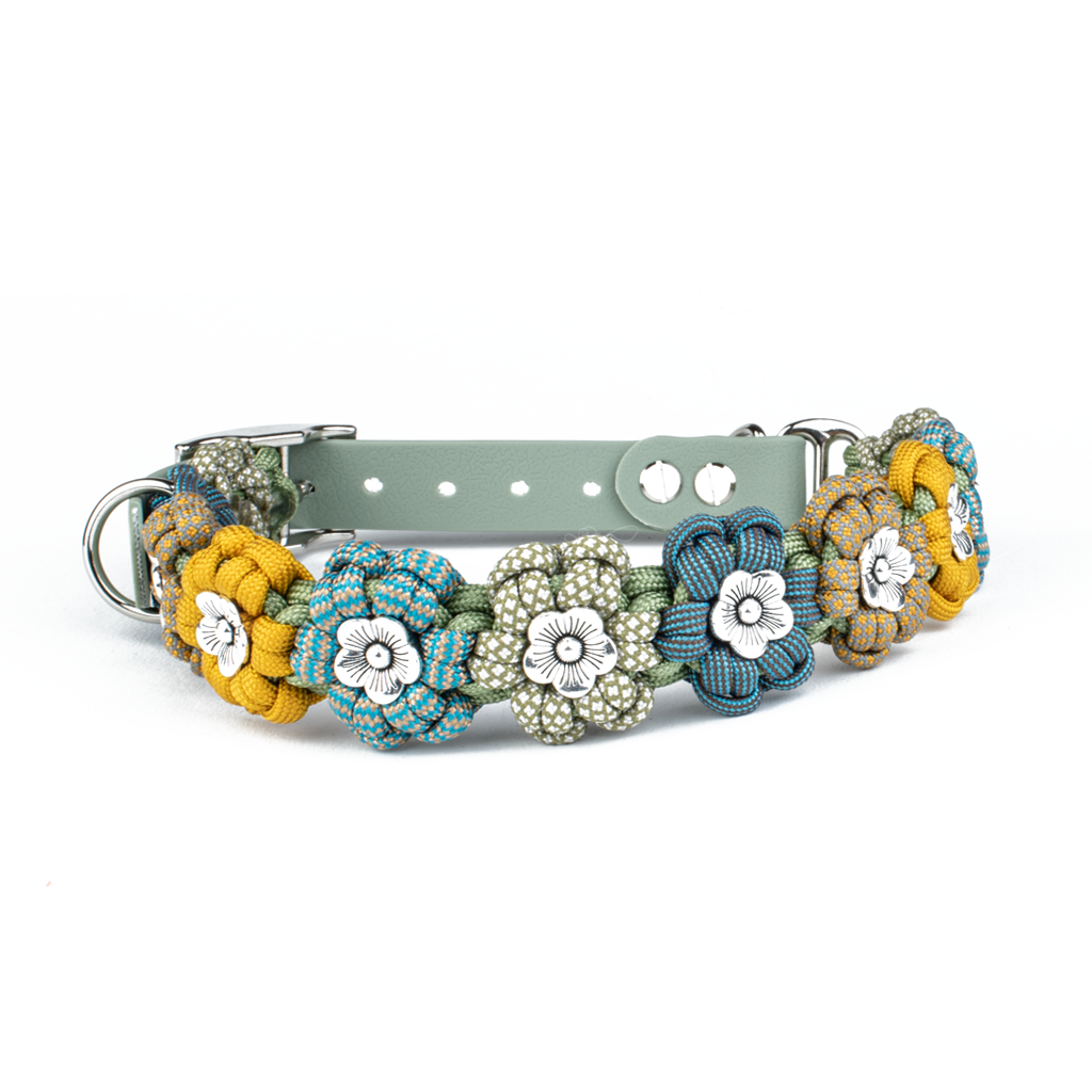 Hundehalsband Tierluxe Blumen Paracord