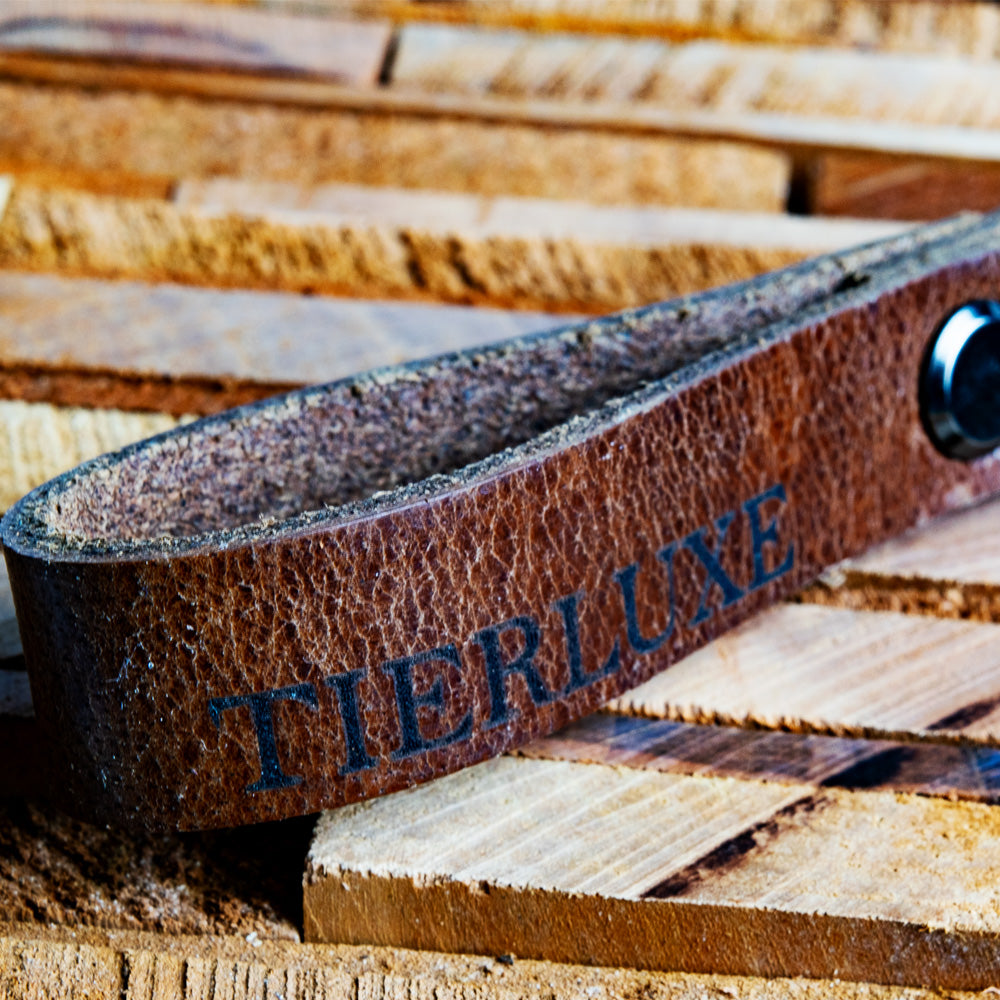 Personalisiert Schlüsselanhänger Tierluxe Leder Gravur