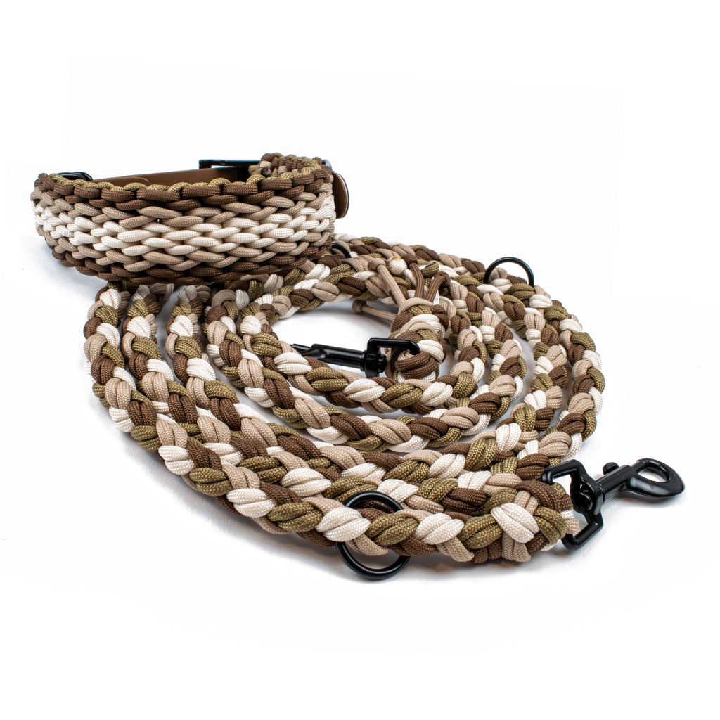 Hundehalsband Tierluxe Natur Handgemacht Paracord