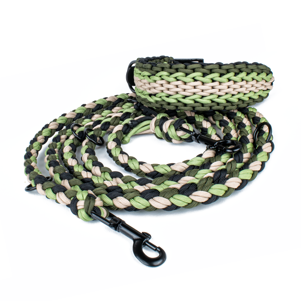 Hundehalsband Tierluxe Natur Handgemacht Paracord