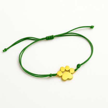 Armband mit Pfote Tierluxe – Wunschgravur & Geschenkidee für Hundeliebhaber