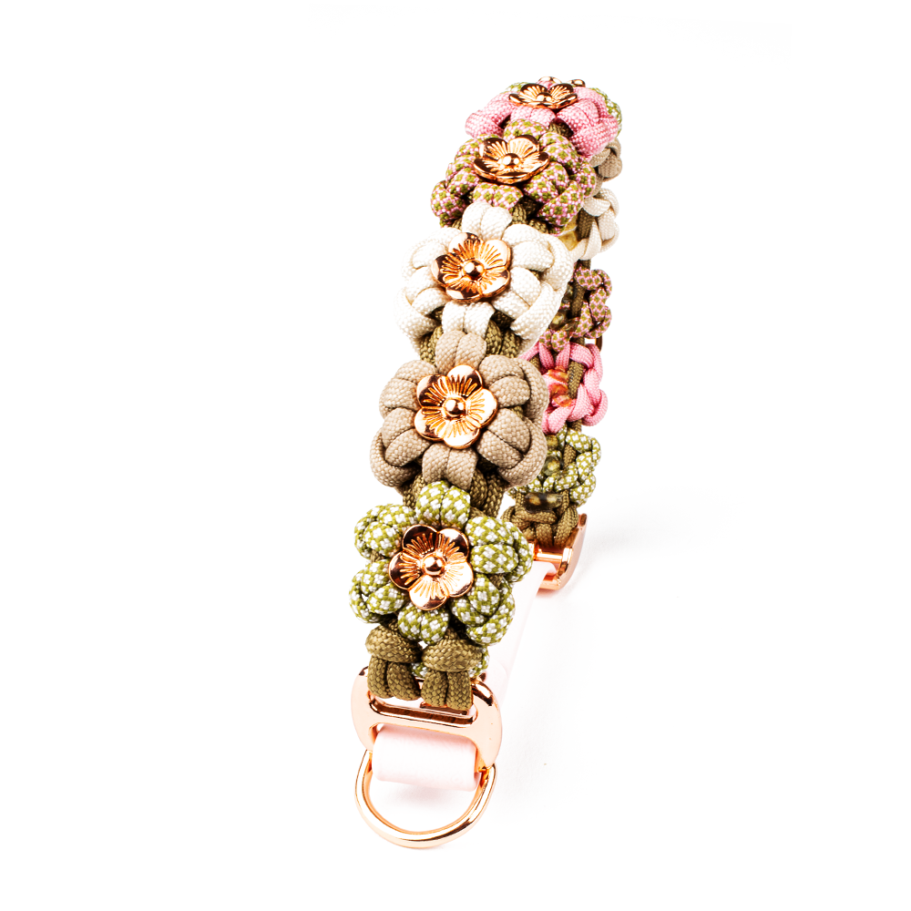 Hundehalsband Tierluxe Blumen Paracord