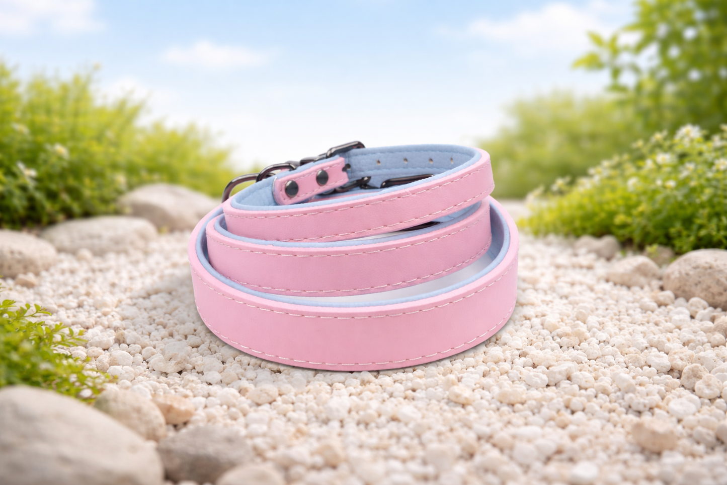 Tierluxe Klassiker - Premium Leder Hundehalsband