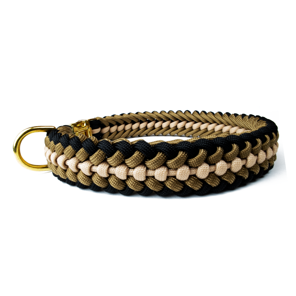 Hundehalsband Tierluxe Leo - Paracord , Schnellverschluss