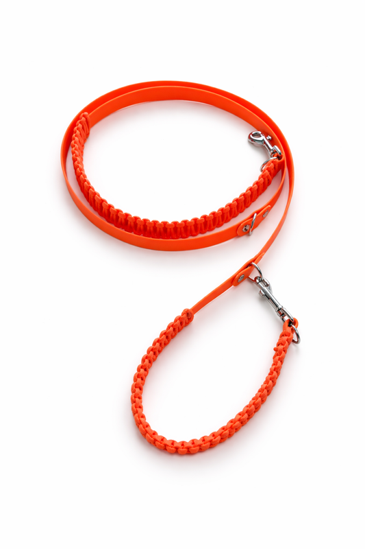 Tierluxe Verstellbare Lori Hundeleine – Paracord & wasserfestes Gurtband