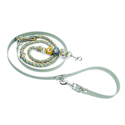 Hundeleine Tierluxe Blumen Biothane Paracord