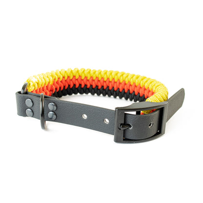 Hundehalsband Tierluxe Deutsche Farben Handgemacht Paracord Biothane