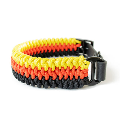 Hundehalsband Tierluxe Deutsche Farben Handgemacht Paracord Biothane