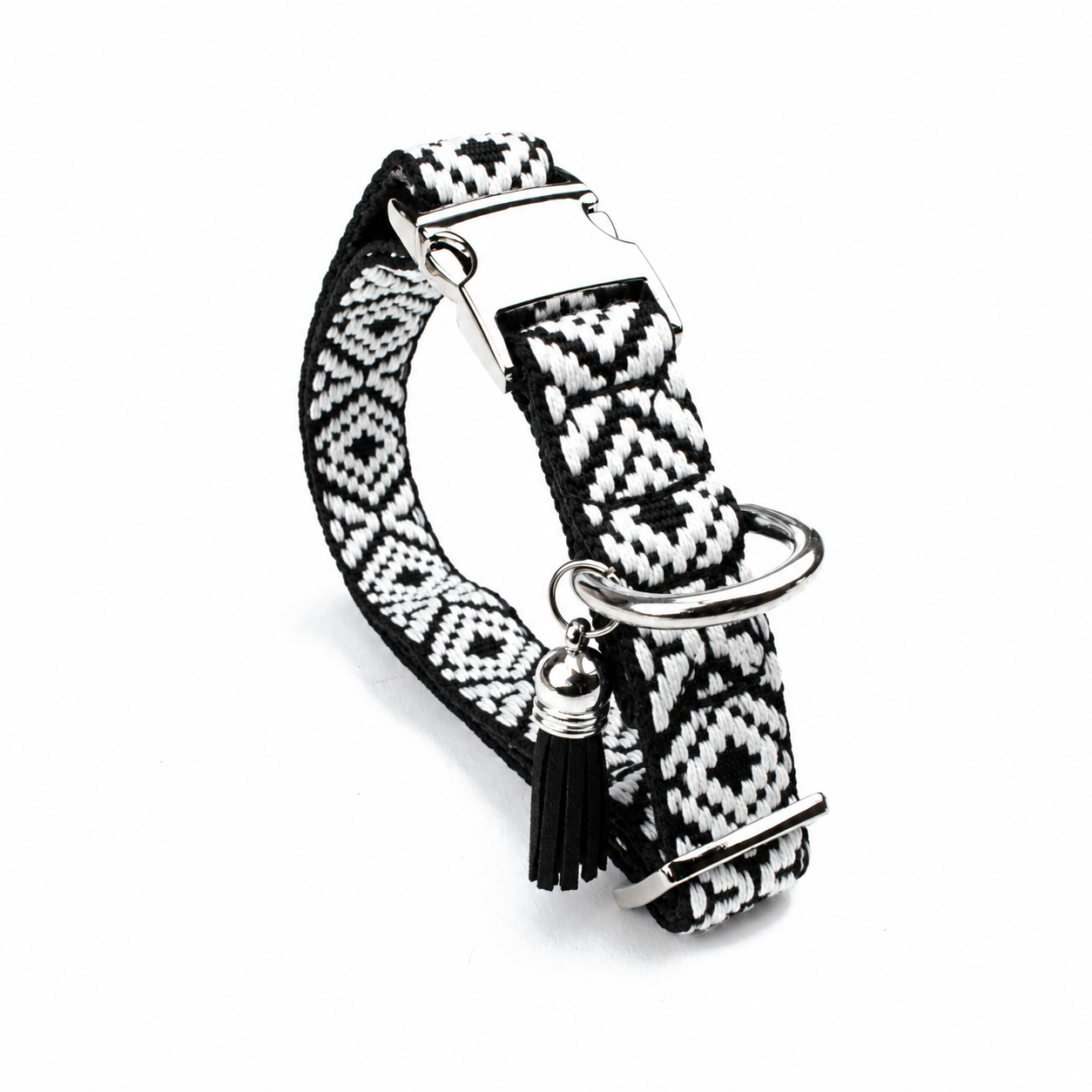 Tierluxe Cappuccino – Designer Hundehalsband mit Ethno Muster