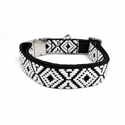 Tierluxe Cappuccino – Designer Hundehalsband mit Ethno Muster