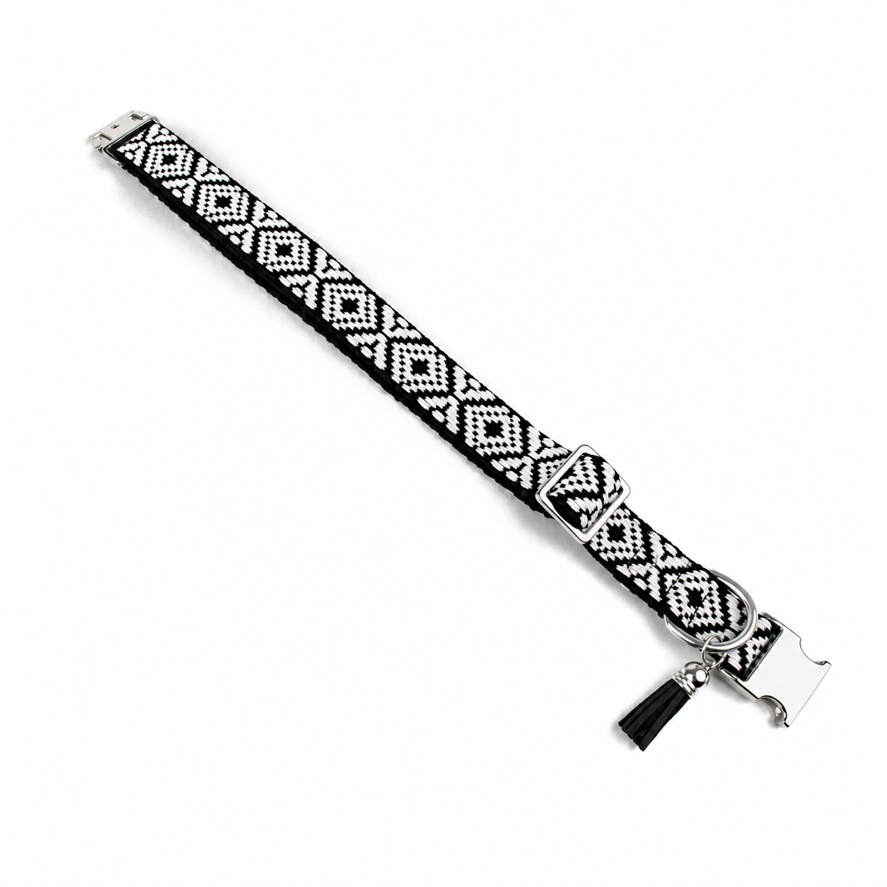 Tierluxe Cappuccino – Designer Hundehalsband mit Ethno Muster