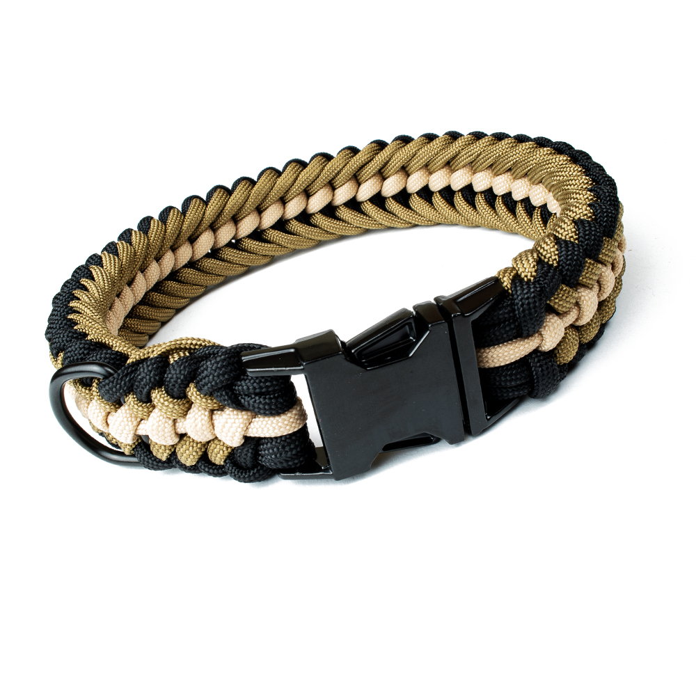 Hundehalsband Tierluxe Leo - Paracord , Schnellverschluss