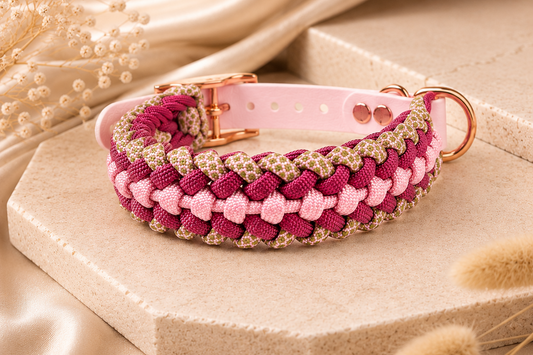 Hundehalsband Tierluxe Foxy Handgemacht Paracord Biothane