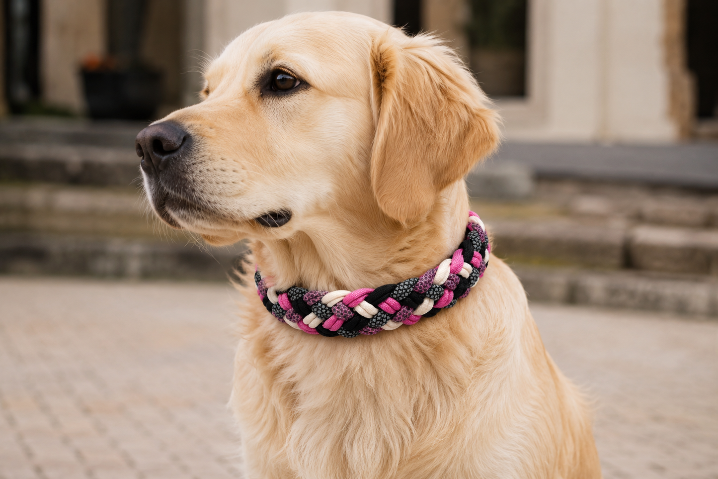 Tierluxe Viki – Handgemachtes Paracord Hundehalsband